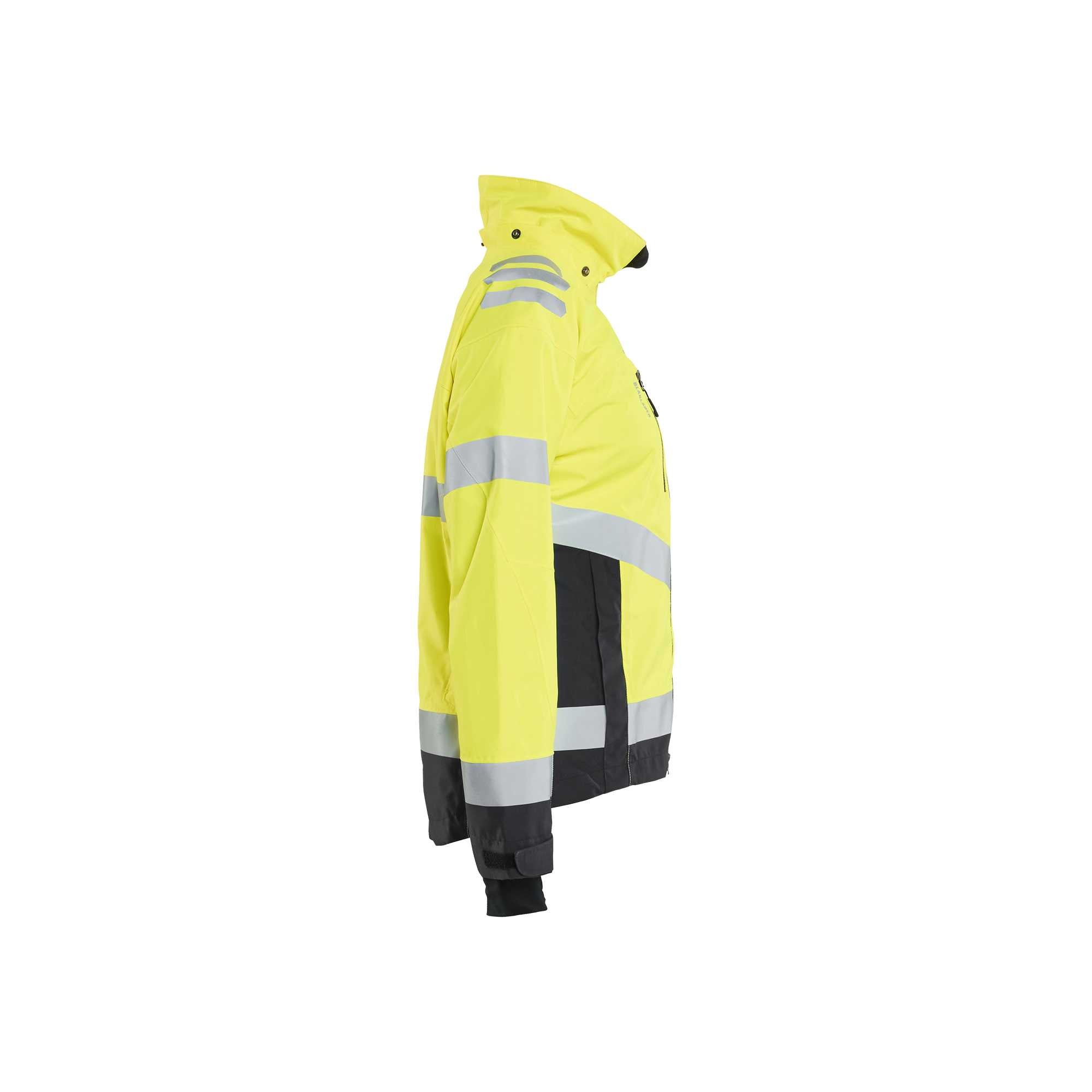 BLAKLADER 47611977 Women's Hi Vis Shell Jacket Hi Vis Reflective Shell Work Jacket WOMEN - Waterproof